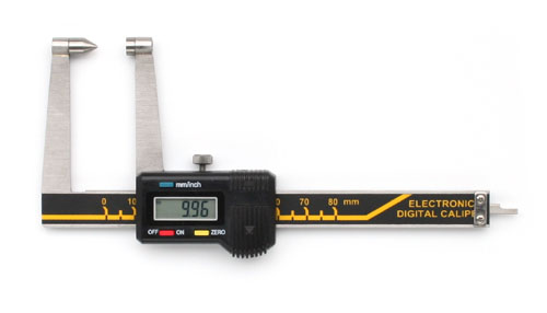 Digitale Bremsscheiben-Messschieber mit spitzer Messfläche  75 mm