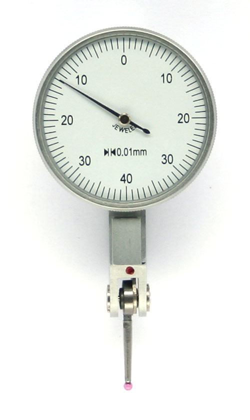 Fühlhebelmessgerät 0-0,8 mm, Bauform nach DIN 2270 A RUBIN