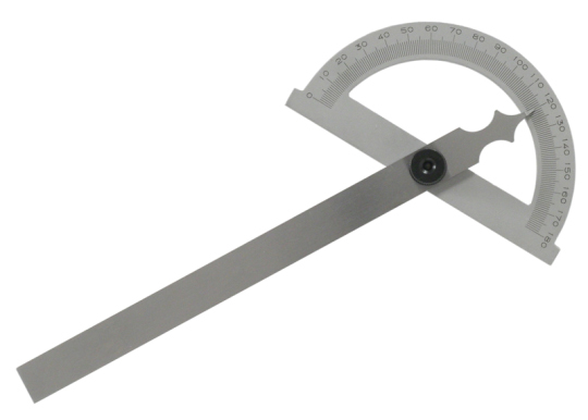 Winkelmesser mit Feststellschraube 150x120 mm