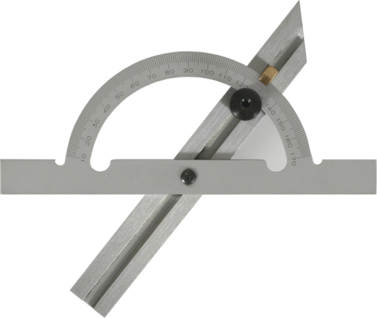 Winkelmesser mit verstellbarer Schiene 150x100 mm