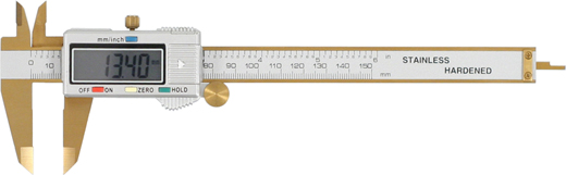 Digitaler Messschieber 150mm mit Titanbeschichtung und HOLD-Funktion