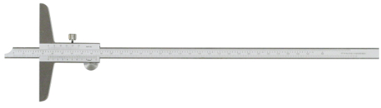 Tiefenmessschieber 300 mm, Bauform nach DIN 862 C, Noniuswert 0,02