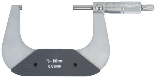 Bügelmessschraube  75-100 mm verchromt- DIN 863