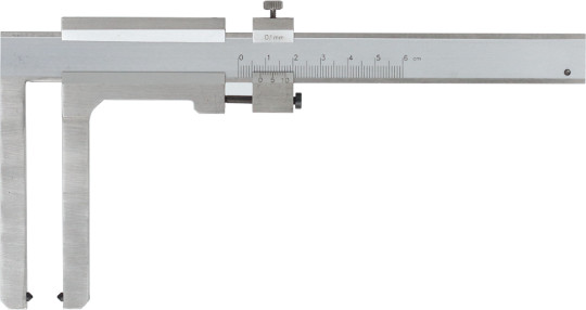 Nonius-Bremsscheiben-Messschieber mit 80mm Messschenkellänge