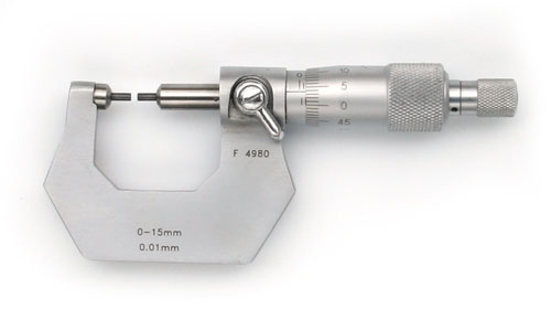 Bügelmessschraube  mit kleinen Messflächen 0-15 mm