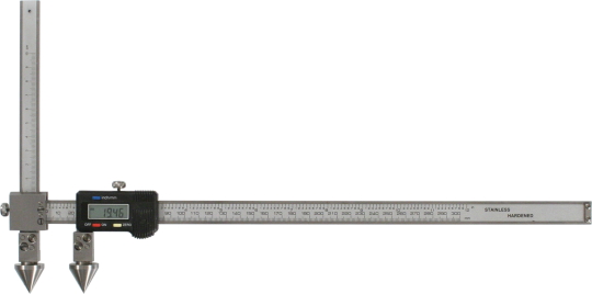 Digitaler Messschieber für die Abstandsmessung, Mittelpunkt-Mittelpunkt 300 mm 