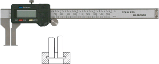 Innennuten Messschieber