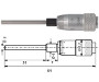  Einbaumessschraube  0-18,5 mm ballig