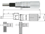 Einbaumessschraube 0-25 mm plan 