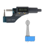 Digitale Bügelmessschraube für Rohrwanddickenmessung  0-25 mm, Lithium