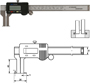 METEHA Digitaler Innennuten-Messschieber 20-170 mm / 40 mm